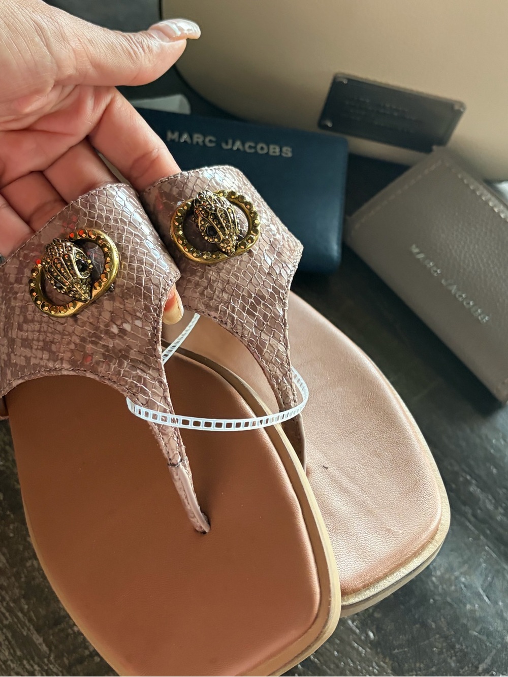Kurt Geiger London Chelsea Square T-bar Sandal - Picture 5 of 8